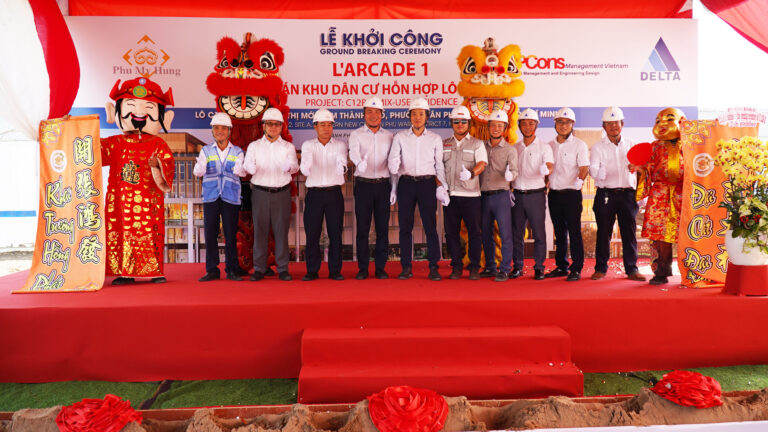 Groundbreaking of the Second Building of Phu My Hung L’Arcade Project